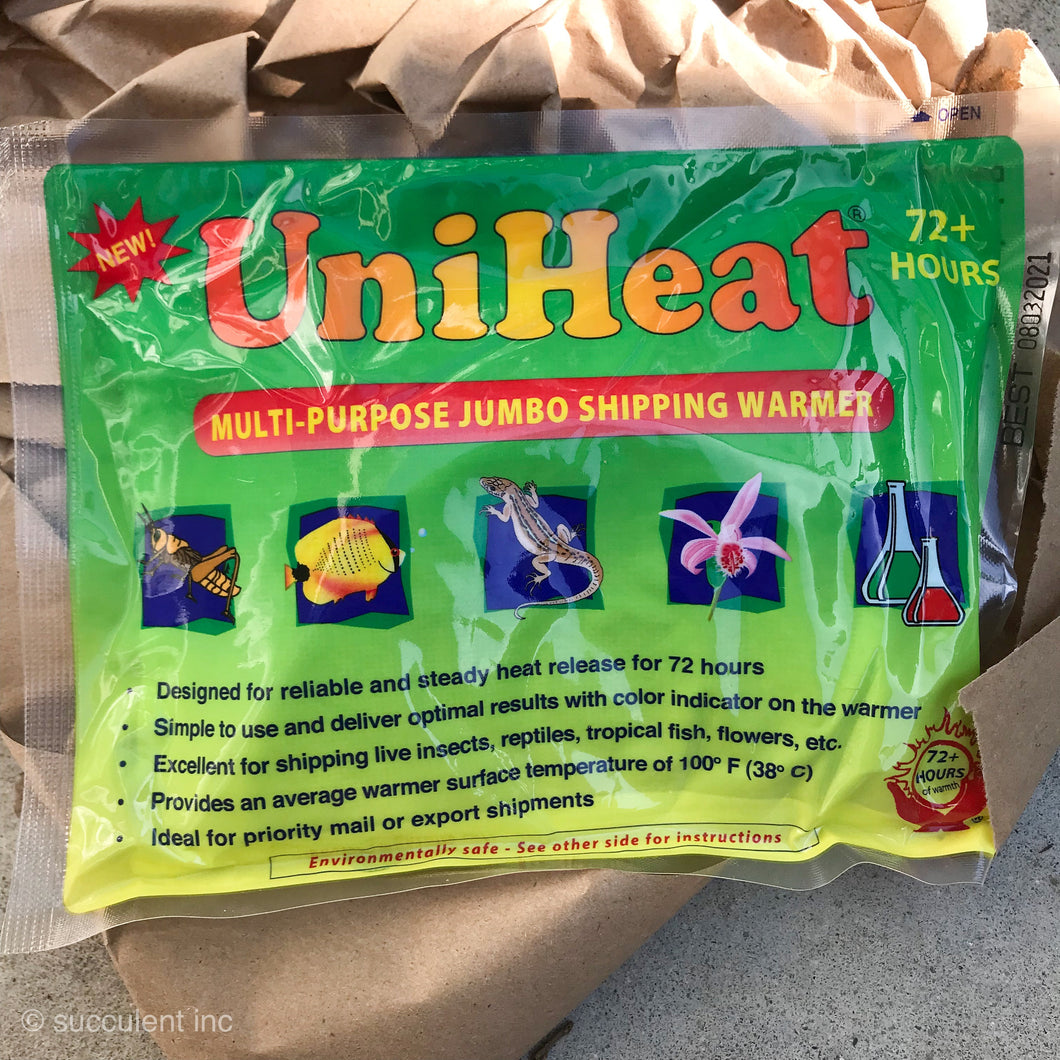 Uniheat 72+ hour heat pack (ADD-ON ITEM, don't order this unless you placed a succulent order)
